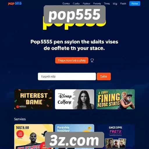 A popularidade crescente do site pop555