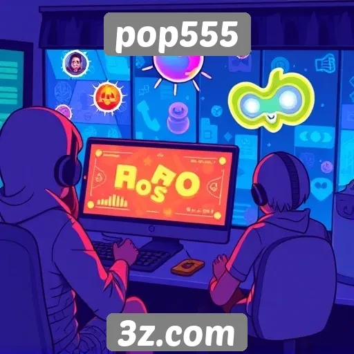 Tendências de jogos online observadas no Pop555